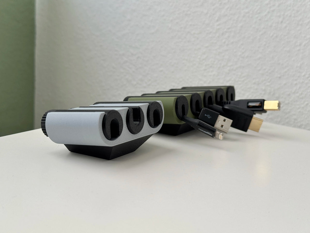 CABLE 03 — Organizador de Cables para Escritorio