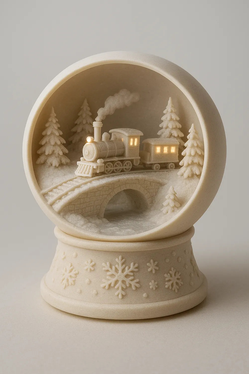 WINTER GLOBE 02 — Diorama Navideño Iluminado