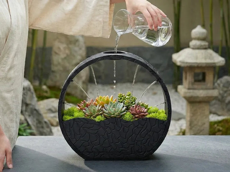 ORBIT 03 — Jardinera Decorativa con Riego Integrado